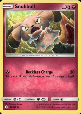 Snubbull 90/149 SM Base Set Ungraded