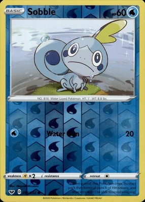 Sobble 054/202 Sword & Shield Ungraded