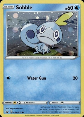Sobble - 54/202 (Cosmos Holo) 054/202 Blister Exclusives Ungraded
