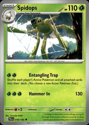 Spidops 018/193 Paldea Evolved Ungraded