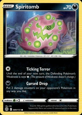 Spiritomb 089/172 Brilliant Stars Ungraded