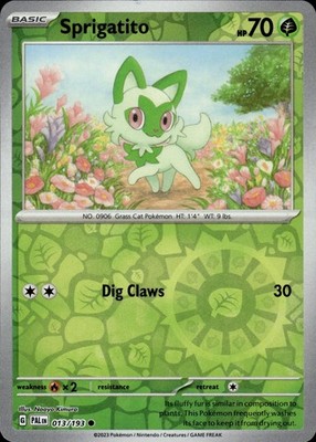 Sprigatito 013/193 Paldea Evolved Ungraded