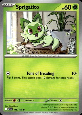 Sprigatito 016/159 Journey Together Ungraded