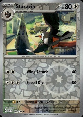 Staravia 149/198 Scarlet & Violet Ungraded