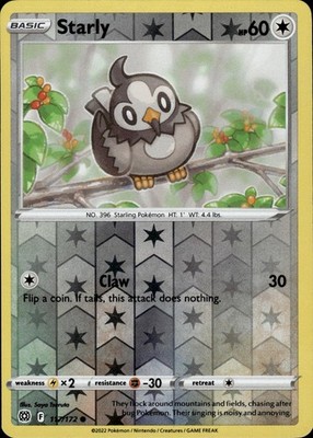 Starly 117/172 Brilliant Stars Ungraded