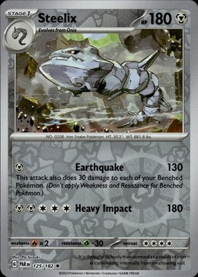 Steelix 125/182 Paradox Rift Ungraded