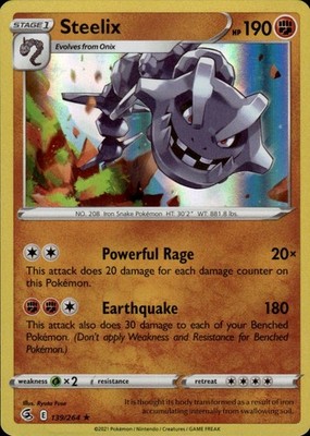 Steelix 139/264 Fusion Strike Ungraded