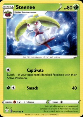 Steenee 015/189 Darkness Ablaze Ungraded