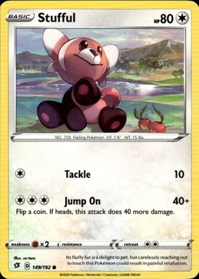 Stufful 149/192 Rebel Clash Ungraded