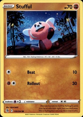 Stufful 150/264 Fusion Strike Ungraded