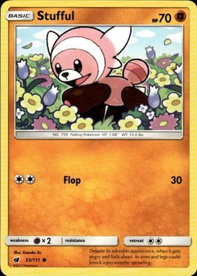 Stufful 55/111 Crimson Invasion Ungraded
