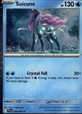 Suicune (Cosmos Holo) 026/094 Miscellaneous Cards & Products Ungraded