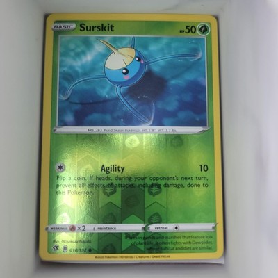 Surskit 010/192 Rebel Clash Ungraded