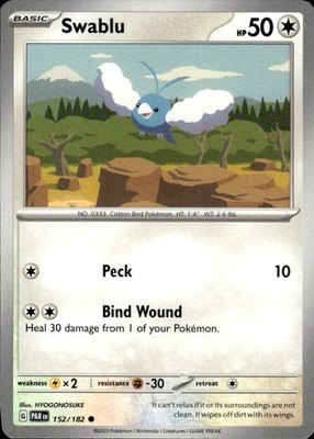 Swablu 152/182 Paradox Rift Ungraded