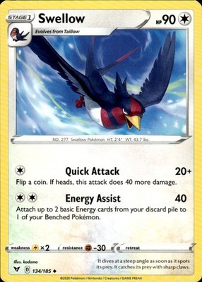 Swellow 134/185 Vivid Voltage Ungraded