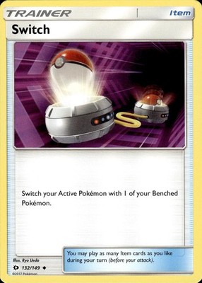 Switch 132/149 SM Base Set Ungraded