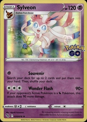 Sylveon 035/078 Pokemon GO Ungraded