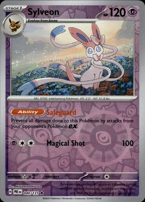 Sylveon 040/131 SV: Prismatic Evolutions Ungraded