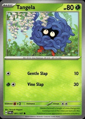 Tangela 001/167 Twilight Masquerade Ungraded
