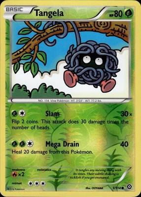 Tangela 1/114 Steam Siege Ungraded