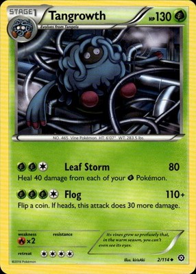 Tangrowth 2/114 Steam Siege Ungraded