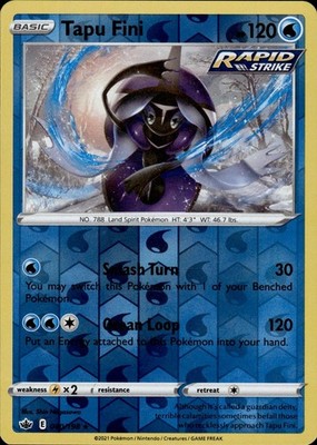 Tapu Fini 040/198 Chilling Reign Ungraded