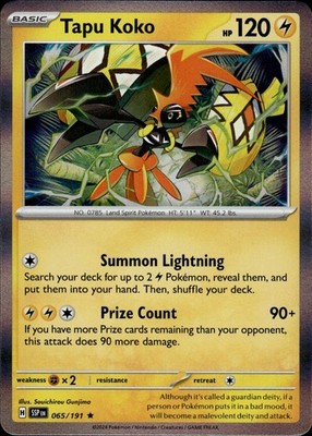 Tapu Koko 065/191 Surging Sparks Ungraded