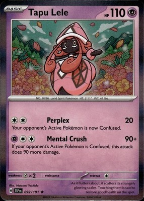 Tapu Lele 092/191 Surging Sparks Ungraded