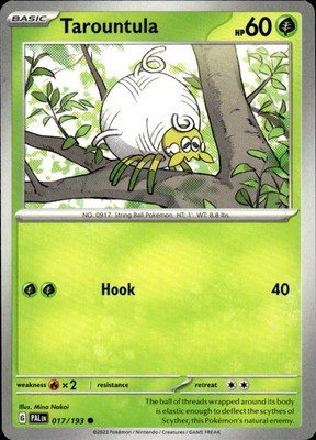 Tarountula 017/193 Paldea Evolved Ungraded