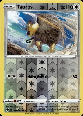 Tauros 134/189 Darkness Ablaze Ungraded