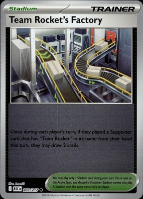 Team Rocket's Factory 203/217 Ascended Heroes Ungraded
