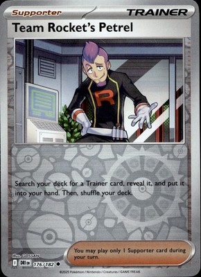 Team Rocket's Petrel 176/182 Destined Rivals Ungraded