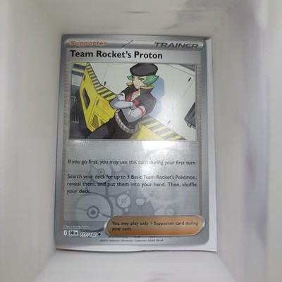 Team Rocket's Proton 177/182 Destined Rivals Ungraded