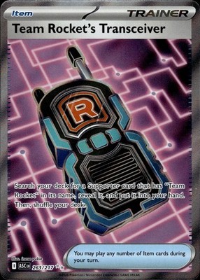 Team Rocket's Transceiver 263/217 Ascended Heroes Ungraded