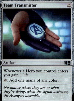 Team Transmitter 573 Commander: Marvel Super Heroes Ungraded