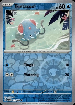 Tentacool 072/165 151 Ungraded