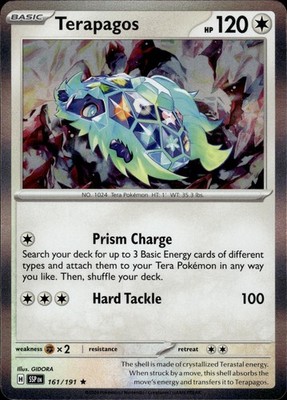 Terapagos 161/191 Surging Sparks Ungraded