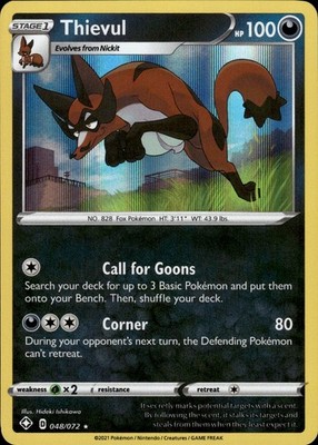 Thievul 048/072 Shining Fates Ungraded