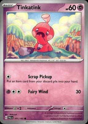 Tinkatink 101/193 Paldea Evolved Ungraded