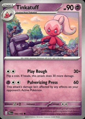 Tinkatuff 104/193 Paldea Evolved Ungraded