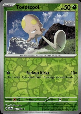 Toedscool 004/091 Paldean Fates Ungraded