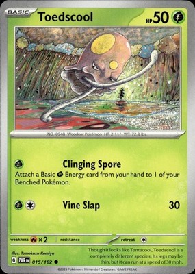 Toedscool 015/182 Paradox Rift Ungraded