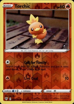 Torchic 022/189 Darkness Ablaze Ungraded