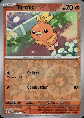 Torchic 040/182 Destined Rivals Ungraded