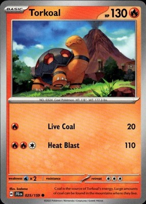 Torkoal 025/159 Journey Together Ungraded