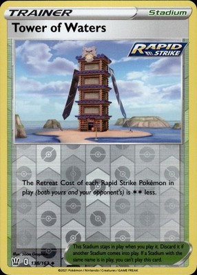 Tower of Waters 138/163 Battle Styles Ungraded