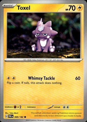 Toxel 069/182 Paradox Rift Ungraded