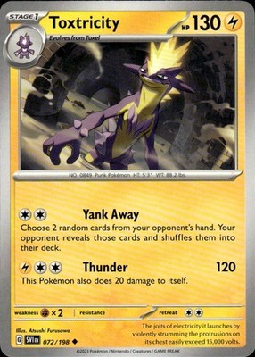Toxtricity 072/198 Scarlet & Violet Ungraded