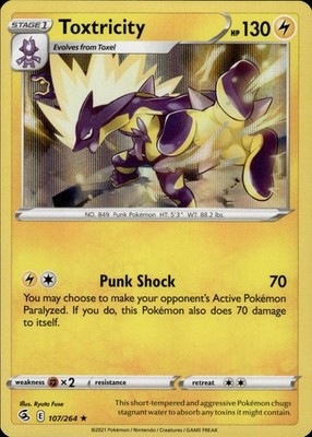 Toxtricity 107/264 Fusion Strike Ungraded