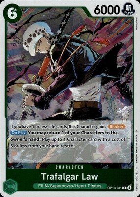 Trafalgar Law OP13-031 Carrying On His Will Ungraded